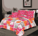 Cotton Comforter set 7pcs, King Size, Brended Collection/dream bedding store