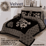 Designer Bed Sheet Set - 4pcs, king Size Parcale Fabric/dream bedding store