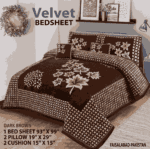 Designer Bed Sheet Set - 4pcs, king Size Parcale Fabric/dream bedding store