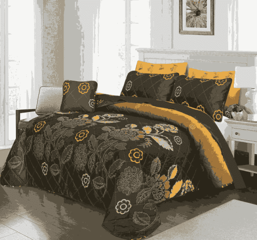 Cotton Comforter set 7pcs, King Size, Brended Collection/dream bedding store