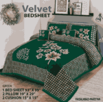 Designer Bed Sheet Set - 4pcs, king Size Parcale Fabric/dream bedding store