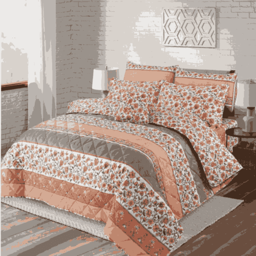 Cotton Comforter set 7pcs, King Size, Brended Collection/dream bedding store