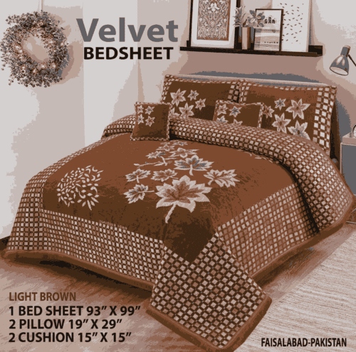 Designer Bed Sheet Set - 4pcs, king Size Parcale Fabric/dream bedding store