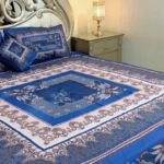 Fancy Velvet Jacquard Bedsheet/dream bedding store