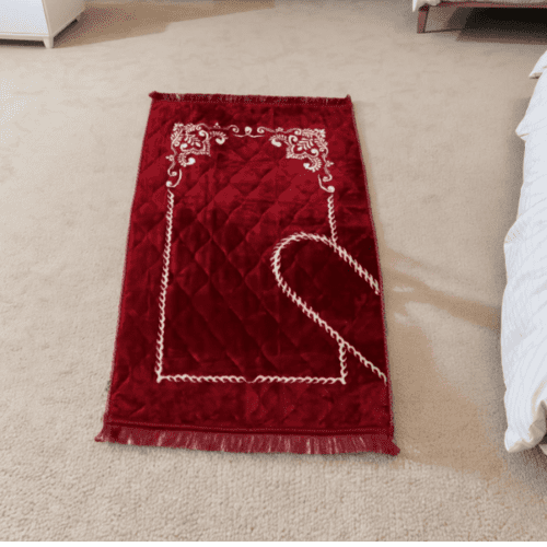 Fresh Red Couple Prayer mat