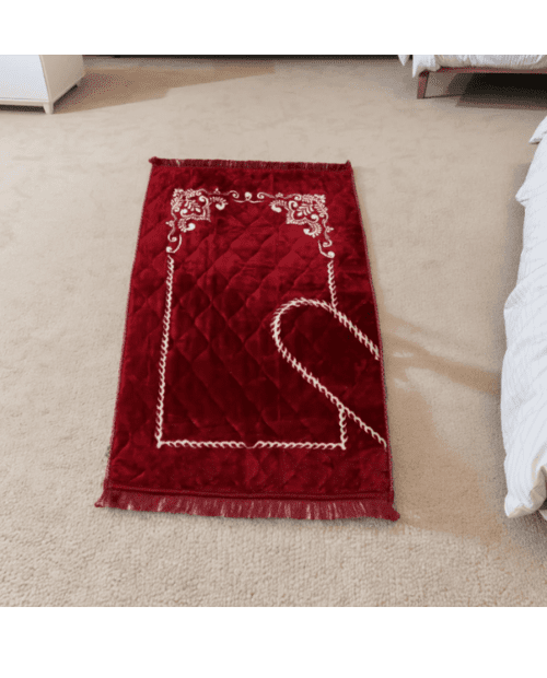 Fresh Red Couple Prayer mat
