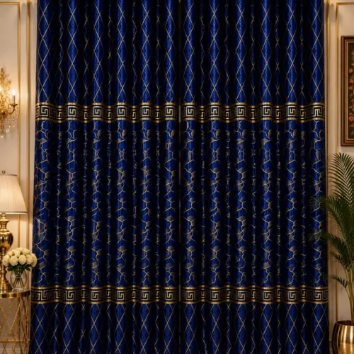 Premium Textured Velvet Curtain