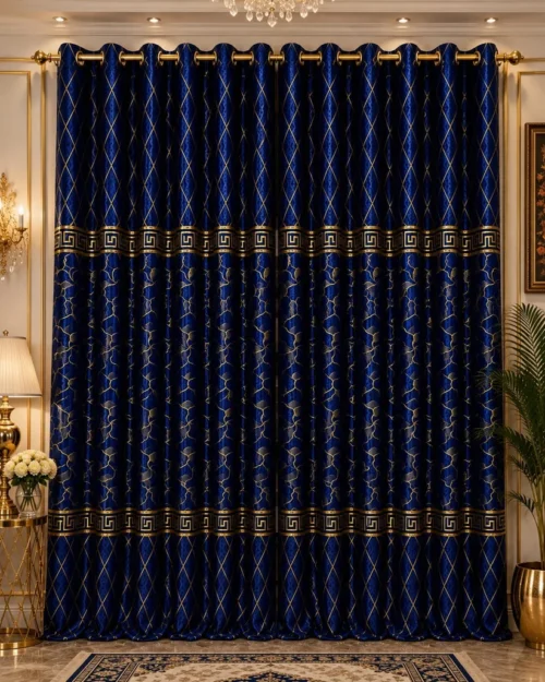 Premium Textured Velvet Curtain